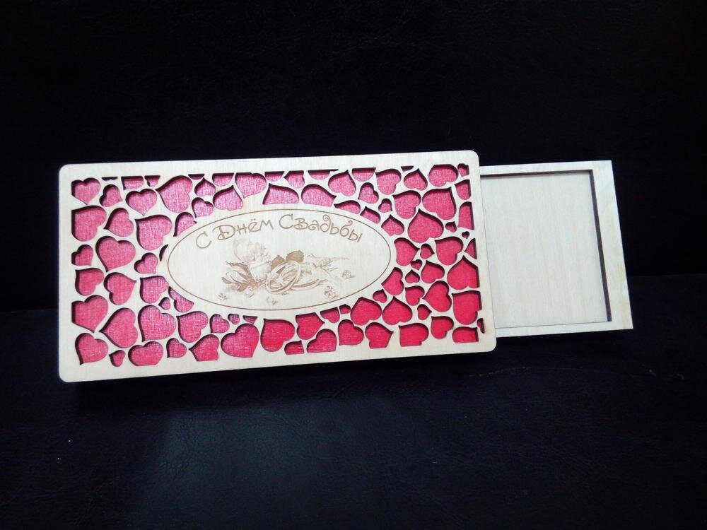 Intra απο ξύλο plywood 3mm-4mm πάχος - Κουτιά για το γάμο Δίασταση 30x30 cm Intraeaxys-eoxl28jo