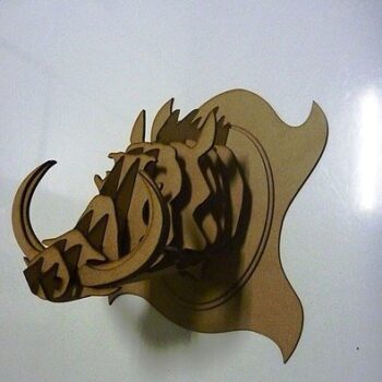 Intra απο ξύλο plywood 3mm-4mm πάχος - Warthog Pumbaa Δίασταση 30x30 cm Intraeaxys-6o32jr1n - Image 1