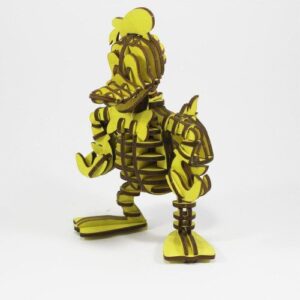 Intra απο ξύλο plywood 3mm-4mm πάχος - Ντόναλντ Ντακ 3D παζλ Δίασταση 30x30 cm Intraeaxys-yon3rg7r