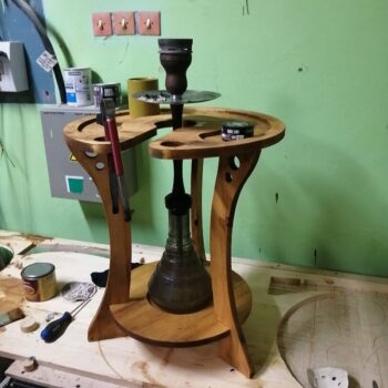 Intra απο ξύλο plywood 3mm-4mm πάχος - Πρότυπο δρομολογητή CNC πίνακα για ναργιλέ Δίασταση 30x30 cm Intraeaxys-p7ymyez7 - Image 1