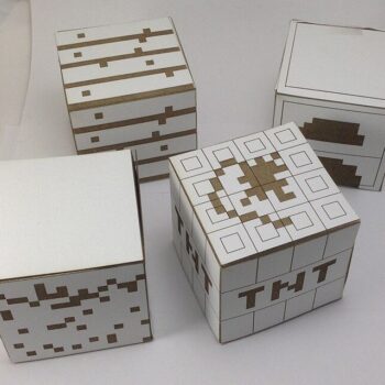Intra απο ξύλο plywood 3mm-4mm πάχος - Μπλοκ Cardstock Minecraft Δίασταση 30x30 cm Intraeaxys-91jdmll1 - Image 4