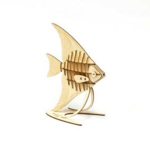 Intra απο ξύλο plywood 3mm-4mm πάχος - Ψάρι Mehta Δίασταση 30x30 cm Intraeaxys-joe8d8o6