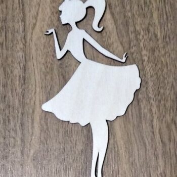 Intra απο ξύλο plywood 3mm-4mm πάχος - Princess Cake Topper Δίασταση 30x30 cm Intraeaxys-6o3yl537 - Image 1
