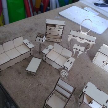 Intra απο ξύλο plywood 3mm-4mm πάχος - Σετ Έπιπλα Ξύλινο Κουκλόσπιτο Δίασταση 30x30 cm Intraeaxys-51rrdxm1 - Image 4