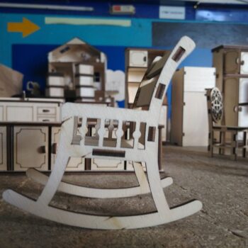 Intra απο ξύλο plywood 3mm-4mm πάχος - Σετ Έπιπλα Ξύλινο Κουκλόσπιτο Δίασταση 30x30 cm Intraeaxys-51rrdxm1 - Image 7