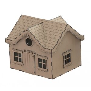 Intra απο ξύλο plywood 3mm-4mm πάχος - Σετ Μοντέλων Βίλας Ξύλινο Σπίτι Ξύλινο Δυτικό Σπίτι Δίασταση 40x50 cm Intraeaxys-e1gkg3xo