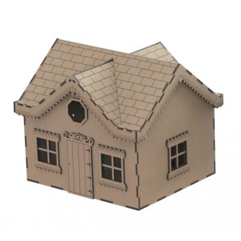 Intra απο ξύλο plywood 3mm-4mm πάχος - Σετ Μοντέλων Βίλας Ξύλινο Σπίτι Ξύλινο Δυτικό Σπίτι Δίασταση 40x50 cm Intraeaxys-e1gkg3xo - Image 1