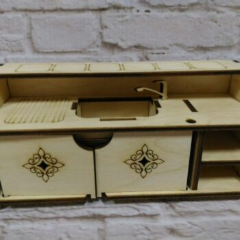 Intra απο ξύλο plywood 3mm-4mm πάχος - Μινιατούρα Έπιπλο Κουκλόσπιτο Κουκλόσπιτο Κουζίνας 3mm Δίασταση 30x30 cm Intraeaxys-voq2kmdo - Image 1