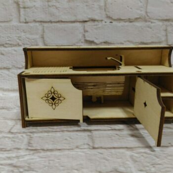 Intra απο ξύλο plywood 3mm-4mm πάχος - Μινιατούρα Έπιπλο Κουκλόσπιτο Κουκλόσπιτο Κουζίνας 3mm Δίασταση 30x30 cm Intraeaxys-voq2kmdo - Image 3