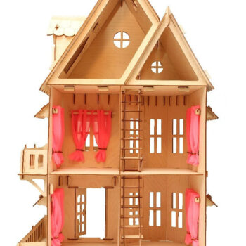 Intra απο ξύλο plywood 3mm-4mm πάχος - Ξύλινο Κουκλόσπιτο 3mm Δίασταση 30x30 cm Intraeaxys-lopq9067 - Image 3