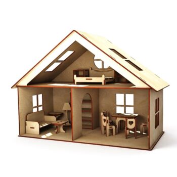 Intra απο ξύλο plywood 3mm-4mm πάχος - Dolls House & Furniture Δίασταση 40x50 cm Intraeaxys-078y5q4o - Image 3