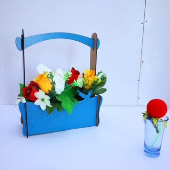 Intra απο ξύλο plywood 3mm-4mm πάχος - Καλάθι Λουλουδιών Με Λαβή MDF 3mm Δίασταση 30x30 cm Intraeaxys-zo9ylqy7 - Image 7