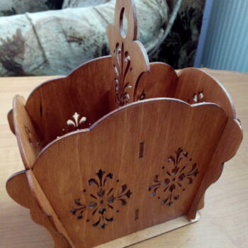 Intra απο ξύλο plywood 3mm-4mm πάχος - Ξύλινα μαχαιροπίρουνα Δίασταση 30x30 cm Intraeaxys-51rrgr31 - Image 3