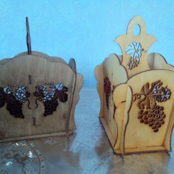 Intra απο ξύλο plywood 3mm-4mm πάχος - Διακοσμητικό κουζινάκι Δίασταση 30x30 cm Intraeaxys-joedqd81 - Image 1