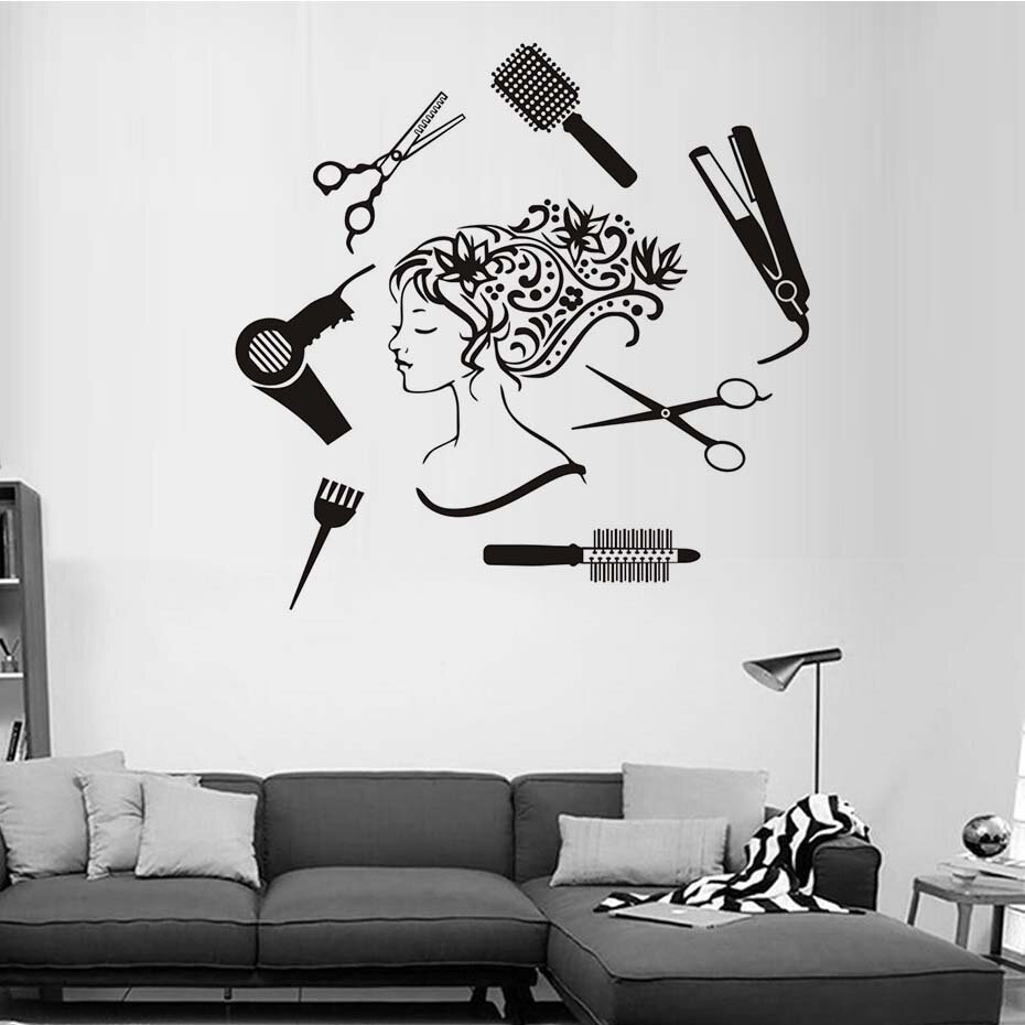 Intra απο ξύλο plywood 3mm-4mm πάχος - Κομμωτήριο Girl Art Wall Art Δίασταση 30x30 cm Intraeaxys-lop9g51w