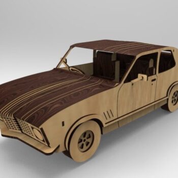 Intra απο ξύλο plywood 3mm-4mm πάχος - Κιτ αυτοκινήτου Ξύλινο Holden LJ Torana Model Δίασταση 30x30 cm Intraeaxys-joedp251 - Image 1