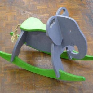 Intra απο ξύλο plywood 3mm-4mm πάχος - Παιχνίδι Elephant Rocker Δίασταση 30x30 cm Intraeaxys-r1zgzp7l