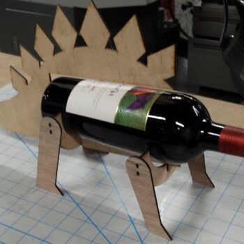 Intra απο ξύλο plywood 3mm-4mm πάχος - Podstavka Pod Butylku Zoopark Δίασταση 30x30 cm Intraeaxys-07855m75 - Image 1