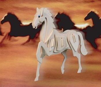 Intra απο ξύλο plywood 3mm-4mm πάχος - Αλογο Δίασταση 30x30 cm Intraeaxys-67wezw72 - Image 1