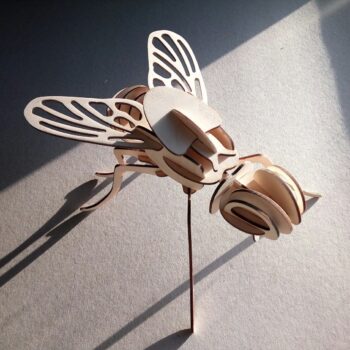 Intra απο ξύλο plywood 3mm-4mm πάχος - Fly Wooden Toy Διακόσμηση Παιδικού Δωματίου Δίασταση 30x30 cm Intraeaxys-joed8n51 - Image 1