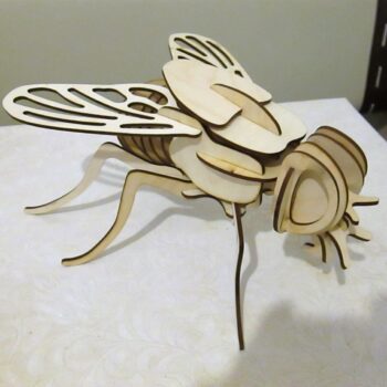 Intra απο ξύλο plywood 3mm-4mm πάχος - Fly 3D Puzzle Δίασταση 30x30 cm Intraeaxys-51rrd6v1 - Image 1