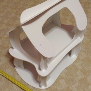 Intra απο ξύλο plywood 3mm-4mm πάχος - Κουκλόσπιτο 4mm Δίασταση 30x30 cm Intraeaxys-67wlm531