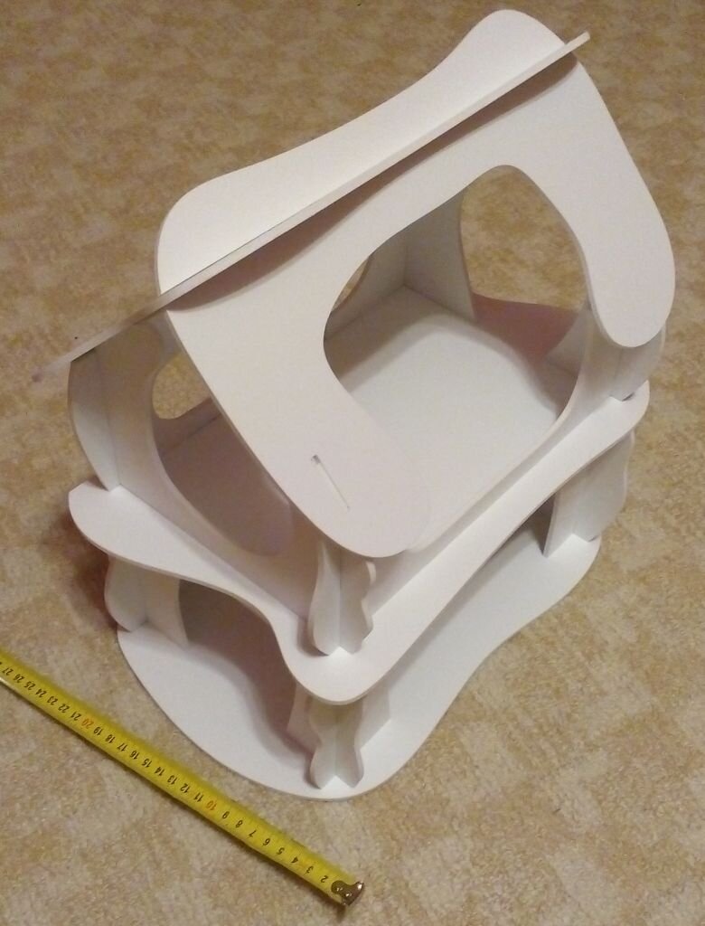 Intra απο ξύλο plywood 3mm-4mm πάχος - Κουκλόσπιτο 4mm Δίασταση 30x30 cm Intraeaxys-67wlm531