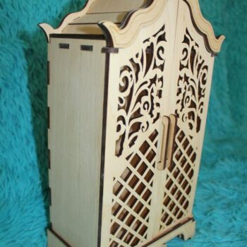 Intra απο ξύλο plywood 3mm-4mm πάχος - Παιδικό ντουλάπι παιχνιδιών Παιδικό έπιπλο κουκλόσπιτο Παιδικό σπίτι παιχνιδιών Δίασταση 40x50 cm Intraeaxys-yon0qek7 - Image 4