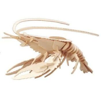 Intra απο ξύλο plywood 3mm-4mm πάχος - Αστακός Δίασταση 30x30 cm Intraeaxys-qommyro3 - Image 1