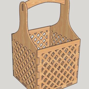 Intra απο ξύλο plywood 3mm-4mm πάχος - Διακοσμητικό Flower Box Καλάθι καραμελών Δίασταση 30x30 cm Intraeaxys-e1gkym8o - Image 1