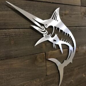 Intra απο ξύλο plywood 3mm-4mm πάχος - Διακόσμηση τοίχου Marlin Δίασταση 30x30 cm Intraeaxys-6o3y6vp7