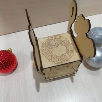 Intra απο ξύλο plywood 3mm-4mm πάχος - Ξύλινο κουτί αποθήκευσης φακελάκι τσαγιού Tea bag Organizer 3mm Δίασταση 30x30 cm Intraeaxys-r1z2k2n1 - Image 3