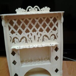 Intra απο ξύλο plywood 3mm-4mm πάχος - Κουκλόσπιτο Μινιατούρα Τζάκι Κόντρα πλακέ 3mm Δίασταση 30x30 cm Intraeaxys-eo20j6l7