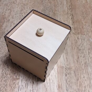 Intra απο ξύλο plywood 3mm-4mm πάχος - Spider Scare Box Δίασταση 30x30 cm Intraeaxys-51rrl8d1 - Image 3