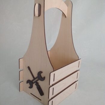 Intra απο ξύλο plywood 3mm-4mm πάχος - Ξύλινη Εργαλειοθήκη Δίασταση 30x30 cm Intraeaxys-pok3dq37 - Image 1