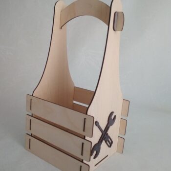 Intra απο ξύλο plywood 3mm-4mm πάχος - Ξύλινη Εργαλειοθήκη Δίασταση 30x30 cm Intraeaxys-pok3dq37 - Image 3