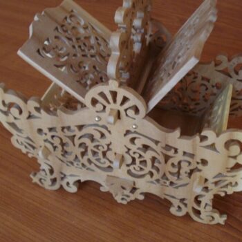 Intra απο ξύλο plywood 3mm-4mm πάχος - Ξύλινο Διακοσμητικό Καλάθι Με Καπάκι Δίασταση 30x30 cm Intraeaxys-m1d6nxy7 - Image 4