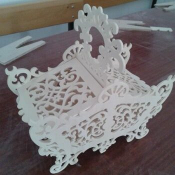 Intra απο ξύλο plywood 3mm-4mm πάχος - Ξύλινο Διακοσμητικό Καλάθι Με Καπάκι Δίασταση 30x30 cm Intraeaxys-m1d6nxy7 - Image 5