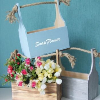 Intra απο ξύλο plywood 3mm-4mm πάχος - Ξύλινα κουτιά λουλουδιών Καλάθι για λουλούδια Δίασταση 30x30 cm Intraeaxys-r7vmypz7 - Image 1