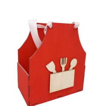 Intra απο ξύλο plywood 3mm-4mm πάχος - Κουτί δώρου σε σχήμα ποδιάς Κουτί κέρασμα για τη γιορτή της μητέρας Δίασταση 30x30 cm Intraeaxys-d1lvdlzo - Image 1