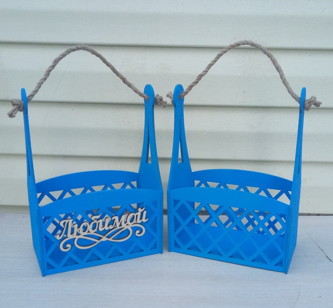 Intra απο ξύλο plywood 3mm-4mm πάχος - Καλάθι Γλάστρα Κρεμαστό καλάθι Δίασταση 30x30 cm Intraeaxys-r1z2d3n1