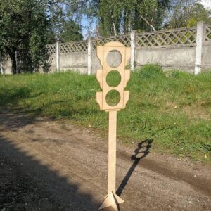 Intra απο ξύλο plywood 3mm-4mm πάχος - Παιδικό Παιχνίδι για παιδιά Post Light Traffic Δίασταση 30x30 cm Intraeaxys-ro6yx9n7