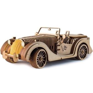 Intra απο ξύλο plywood 3mm-4mm πάχος - Classic Roadster Car Toy 3D Puzzle Δίασταση 30x30 cm Intraeaxys-51rrd2m1