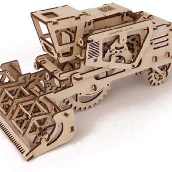 Intra απο ξύλο plywood 3mm-4mm πάχος - Ξύλινο παιχνίδι θεριζοαλωνιστικής μηχανής Δίασταση 30x30 cm Intraeaxys-eo20xz37 - Image 5