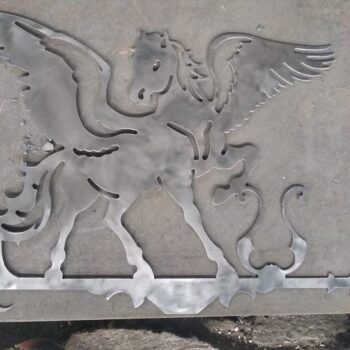Intra απο ξύλο plywood 3mm-4mm πάχος - Pegasus Weathervane Plasma Art Δίασταση 30x30 cm Intraeaxys-eo20pjq7 - Image 1