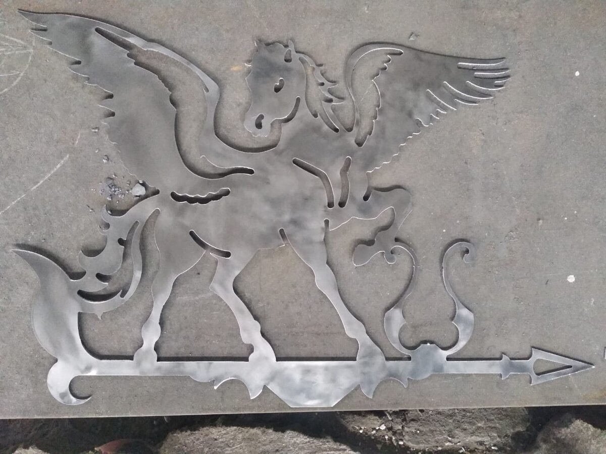 Intra απο ξύλο plywood 3mm-4mm πάχος - Pegasus Weathervane Plasma Art Δίασταση 30x30 cm Intraeaxys-eo20pjq7
