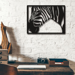 Intra απο ξύλο plywood 3mm-4mm πάχος - Ζέβρα Διακόσμηση Τοίχων Διακόσμηση σπιτιού Τέχνη Δίασταση 30x30 cm Intraeaxys-r1z2gq21