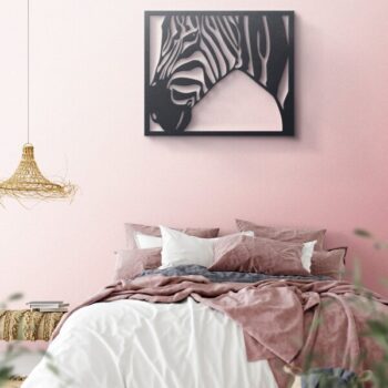 Intra απο ξύλο plywood 3mm-4mm πάχος - Ζέβρα Διακόσμηση Τοίχων Διακόσμηση σπιτιού Τέχνη Δίασταση 30x30 cm Intraeaxys-r1z2gq21 - Image 4