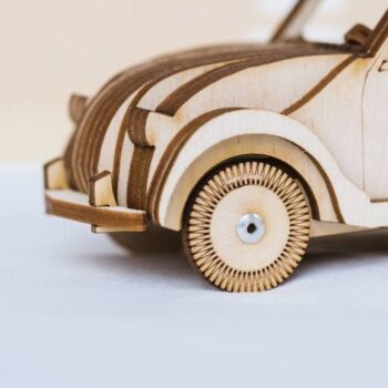 Intra απο ξύλο plywood 3mm-4mm πάχος - Citroen 2CV Δίασταση 30x30 cm Intraeaxys-m1d693d7 - Image 4