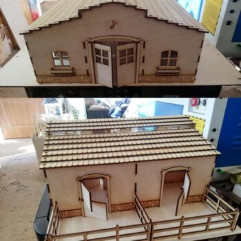 Intra απο ξύλο plywood 3mm-4mm πάχος - Στάβλος αλόγων Δίασταση 30x30 cm Intraeaxys-m1d6vgx7 - Image 1